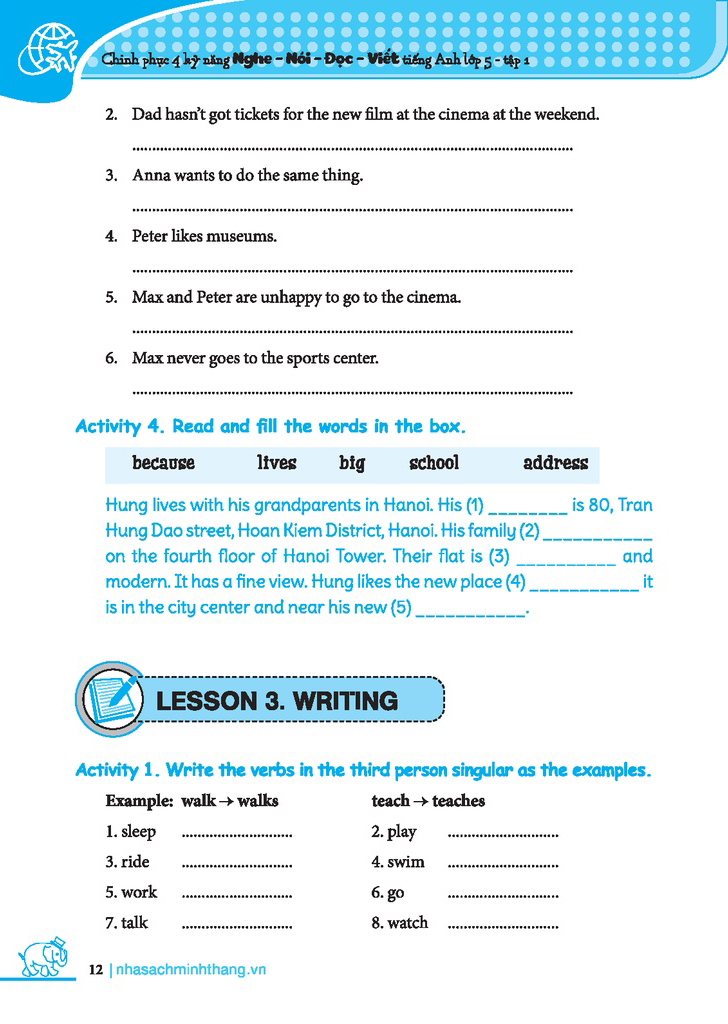 bộ chinh phục 4 kỹ năng tiếng anh nghe - nói - đọc - viết lớp 5 - tập 1