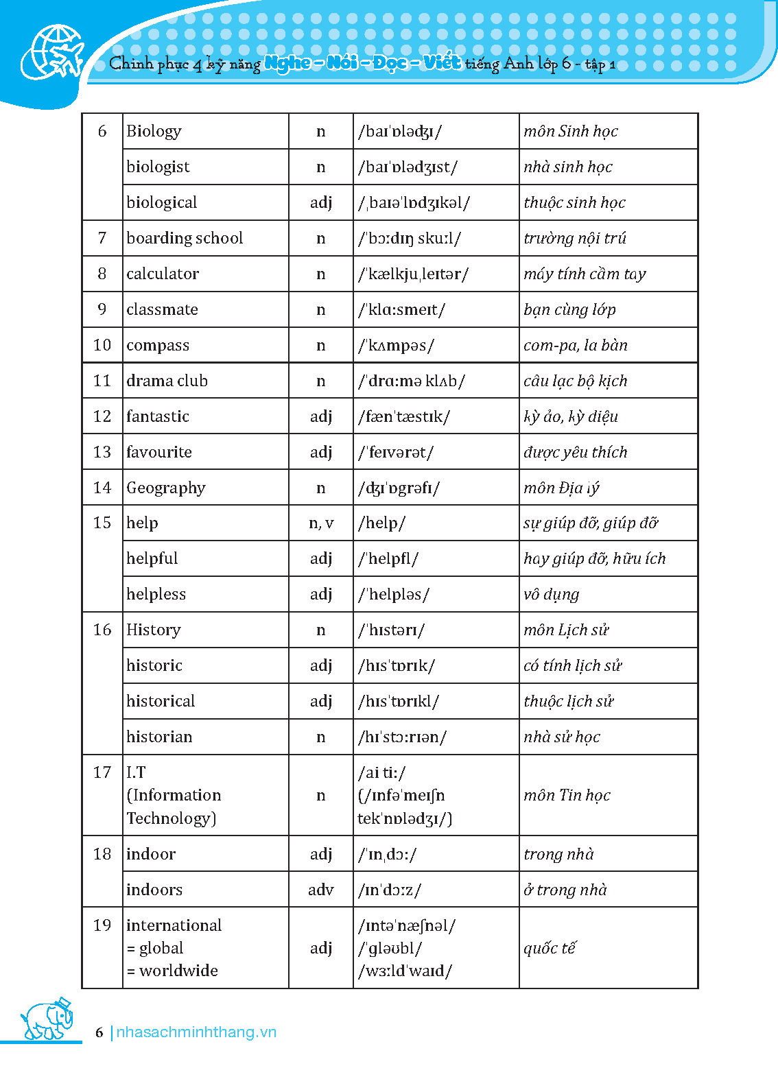 bộ chinh phục 4 kỹ năng tiếng anh nghe - nói - đọc - viết lớp 6 - tập 1 (tái bản 2021)