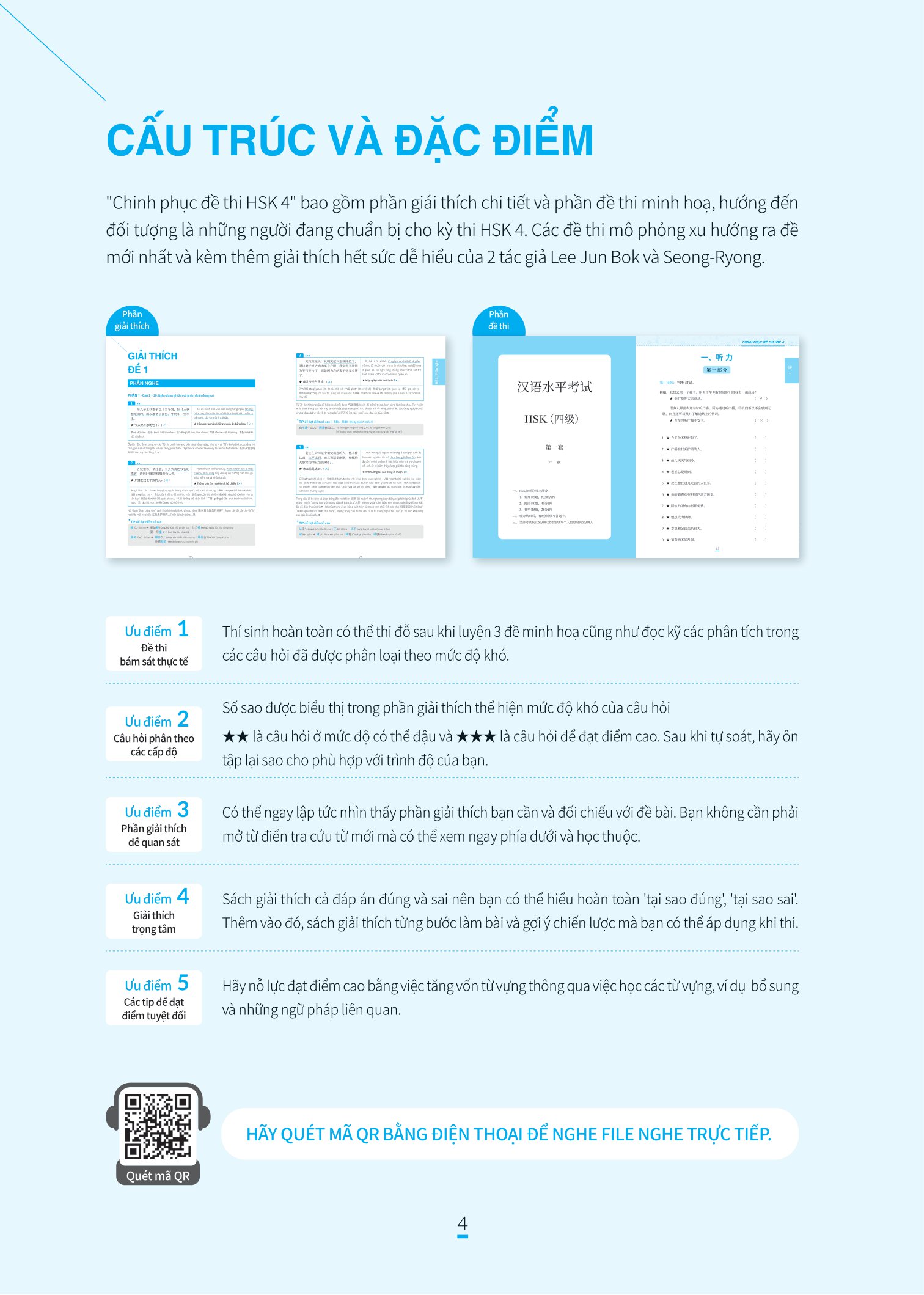 bộ chinh phục đề thi hsk 4 (kèm giải thích ngữ pháp chi tiết)