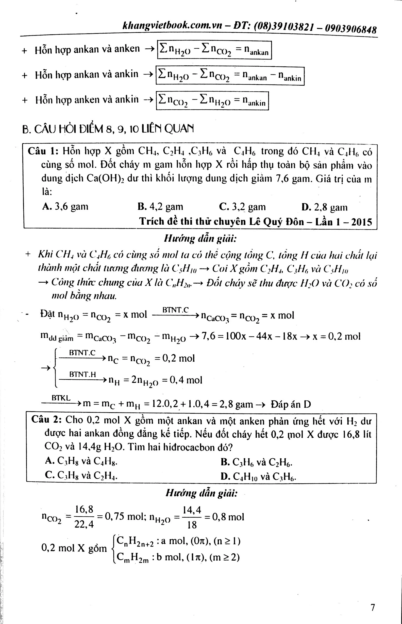 bộ chinh phục điểm 8, 9, 10 hóa học - quyển 2: hữu cơ