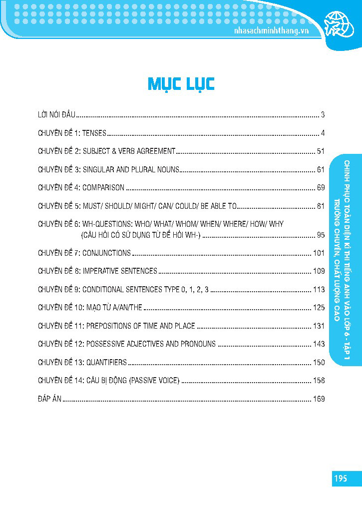 bộ chinh phục toàn diện kì thi tiếng anh trường chuyên, chất lượng cao vào lớp 6 - tập 1
