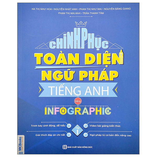 bộ chinh phục toàn diện ngữ pháp tiếng anh bằng infographic - tập 1
