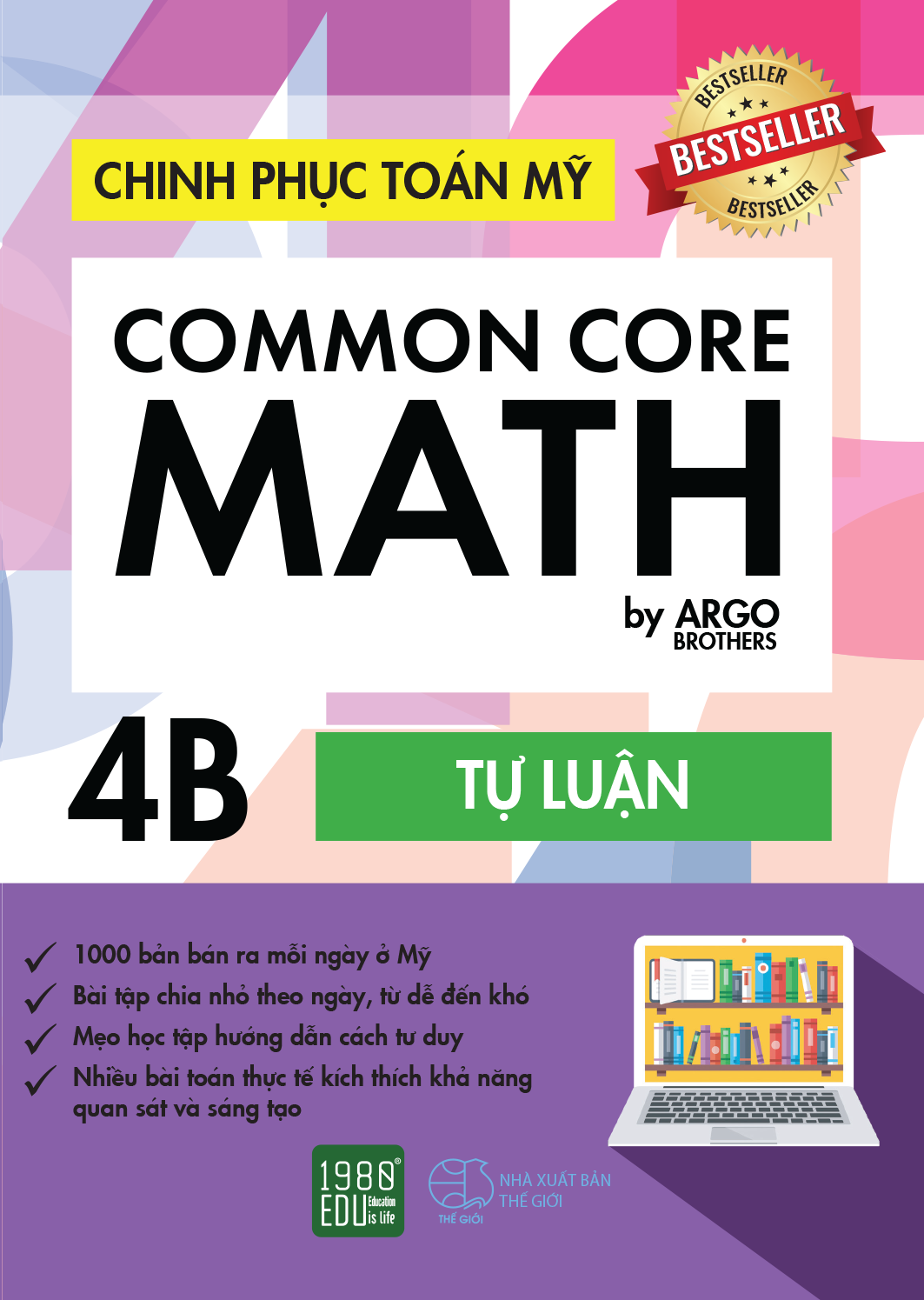 bộ chinh phục toán mỹ - common core math (tập 4b)