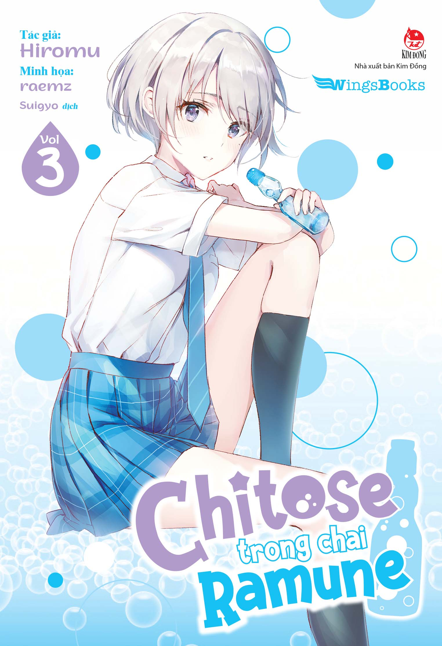 bộ chitose trong chai ramune - tập 3 - bản phổ thông - tặng bookmark bế hình có chân đế