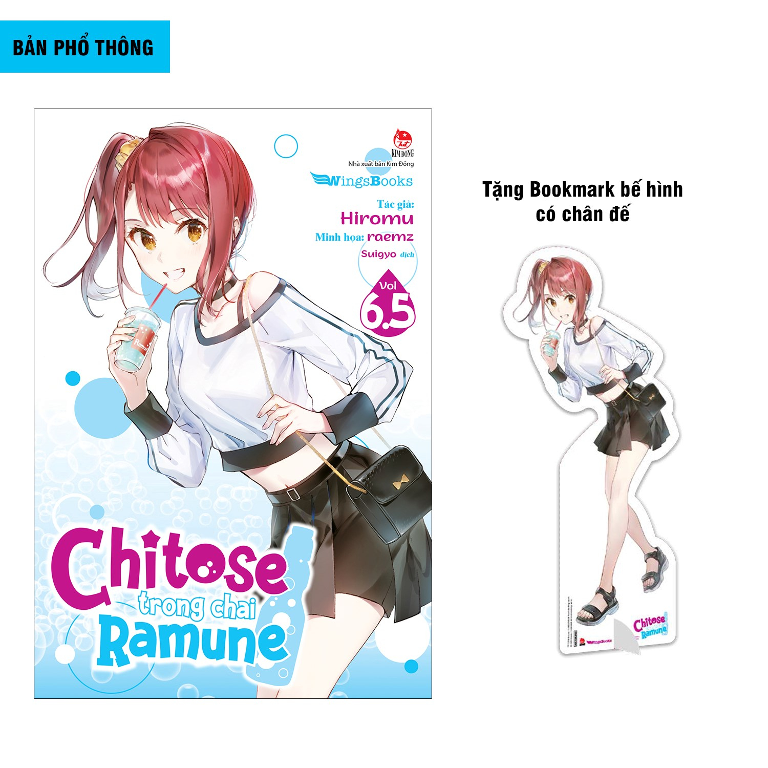 Bo
						
										
										Chitose Trong Chai Ramune - Tap 6.5 - Tang Kem Bookmark Be Hinh Co Chan De