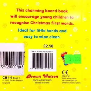 bộ christmas first words : jolly santa