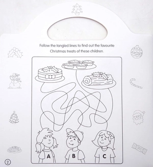 bộ christmas sticker activity fun 4