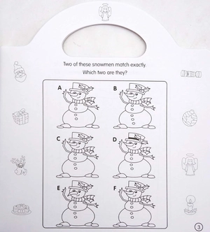 bộ christmas sticker activity fun 4
