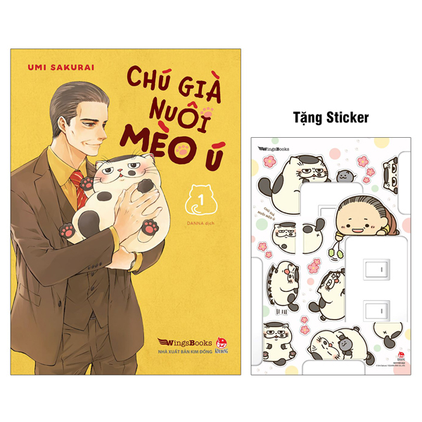 bộ chú già nuôi mèo ú - tập 1 - tặng kèm sticker (tái bản 2024)
