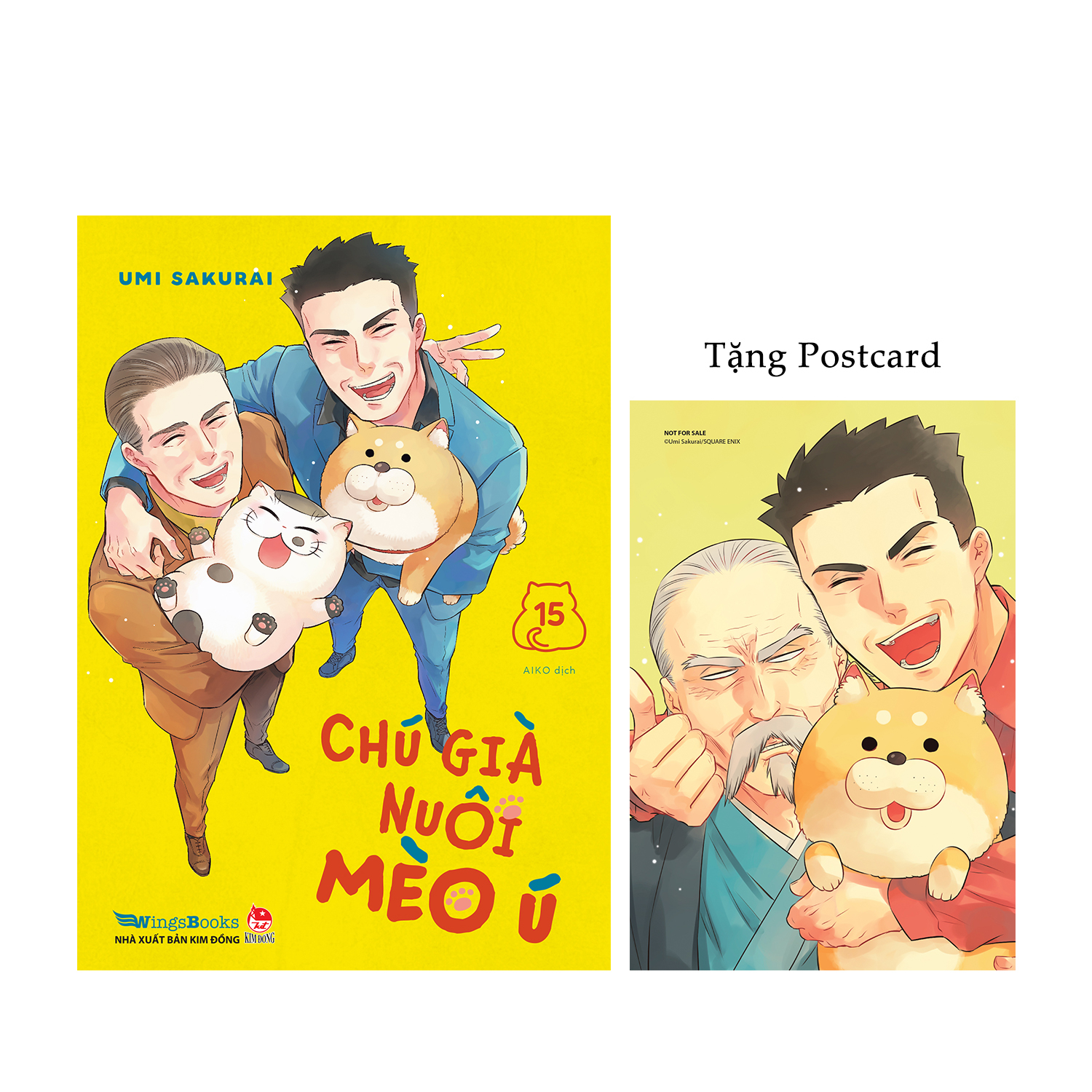 Bộ
						
										
										Chú Già Nuôi Mèo Ú - Tập 15 - Tặng Kèm Postcard