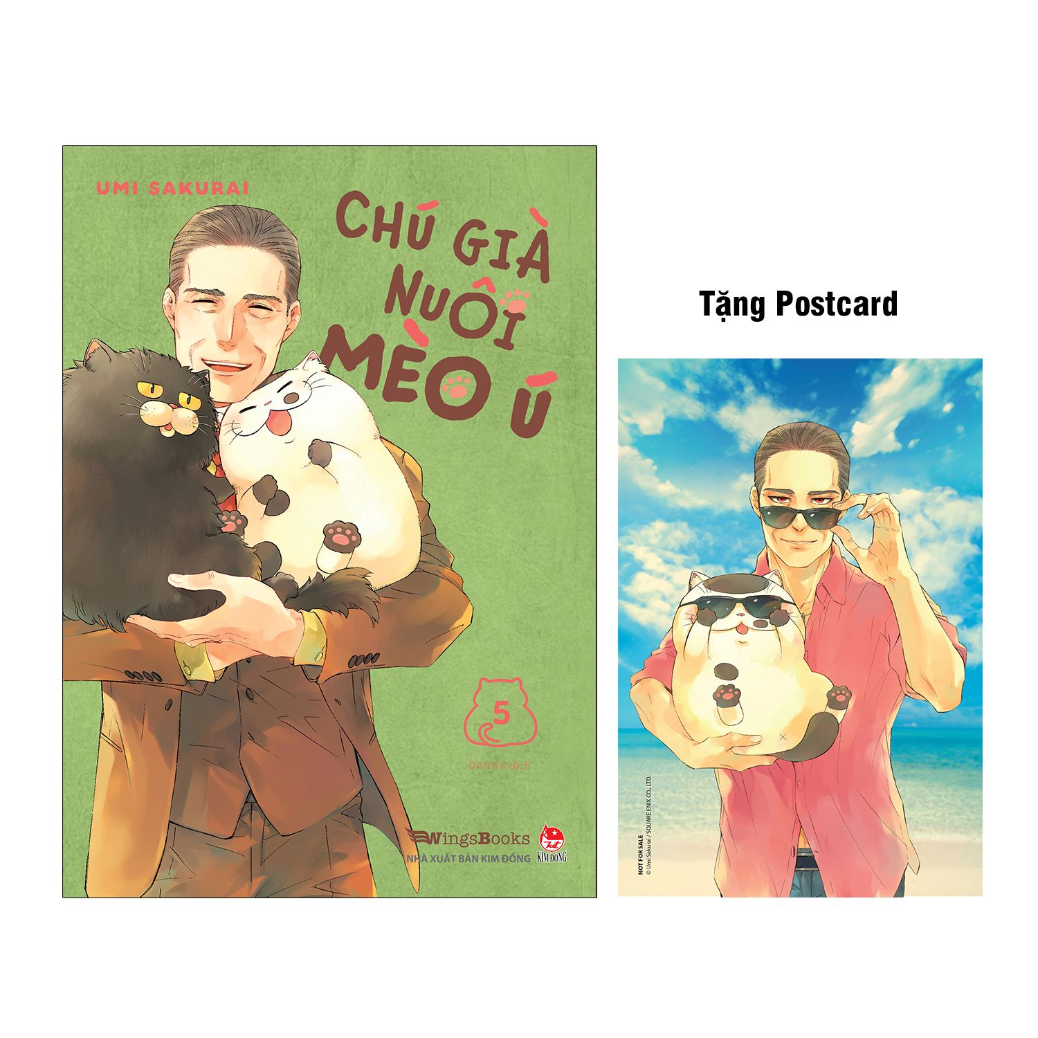 bộ chú già nuôi mèo ú - tập 5 - tặng kèm postcard (tái bản 2024)