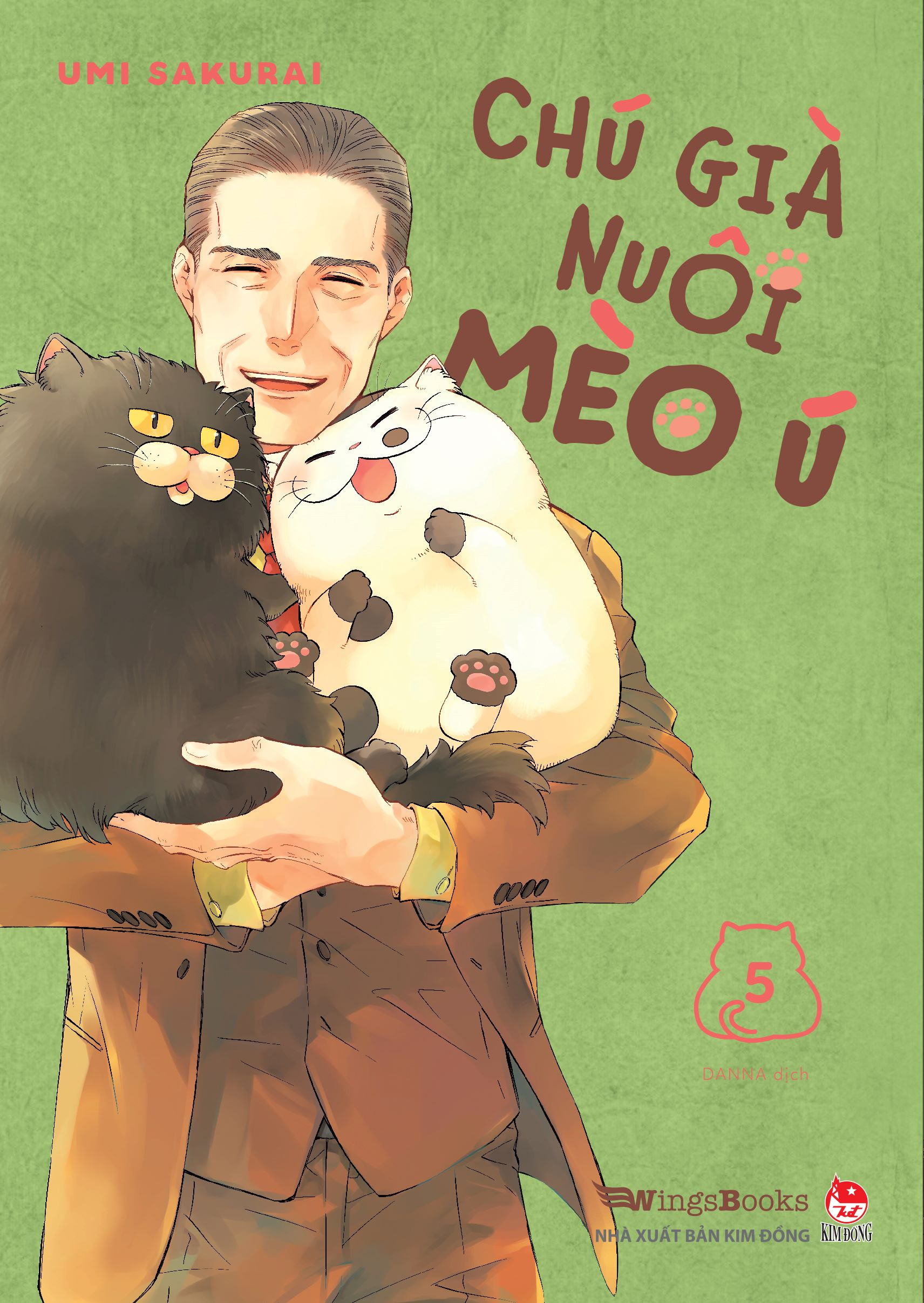 bộ chú già nuôi mèo ú - tập 5 - tặng kèm postcard (tái bản 2024)