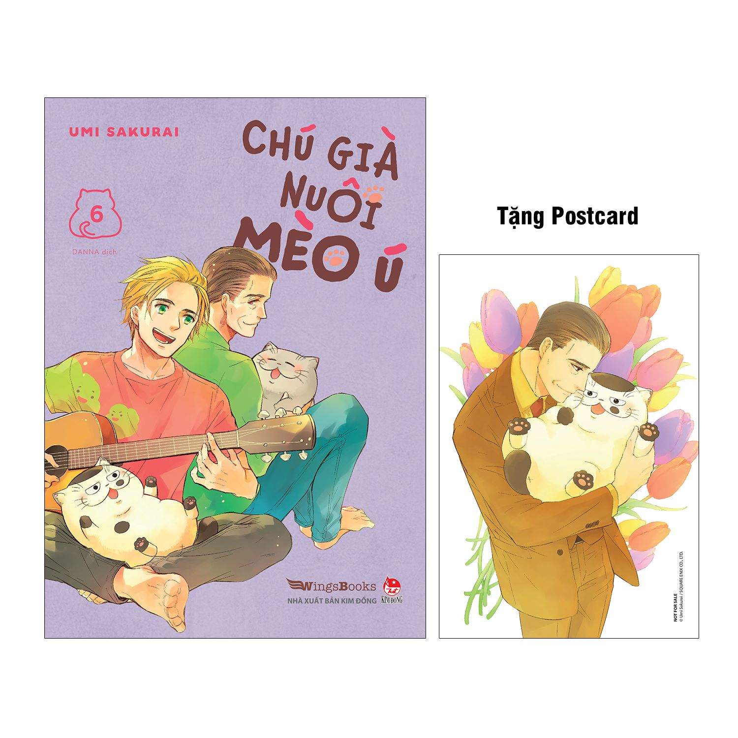 bộ chú già nuôi mèo ú - tập 6 - tặng kèm postcard (tái bản 2024)