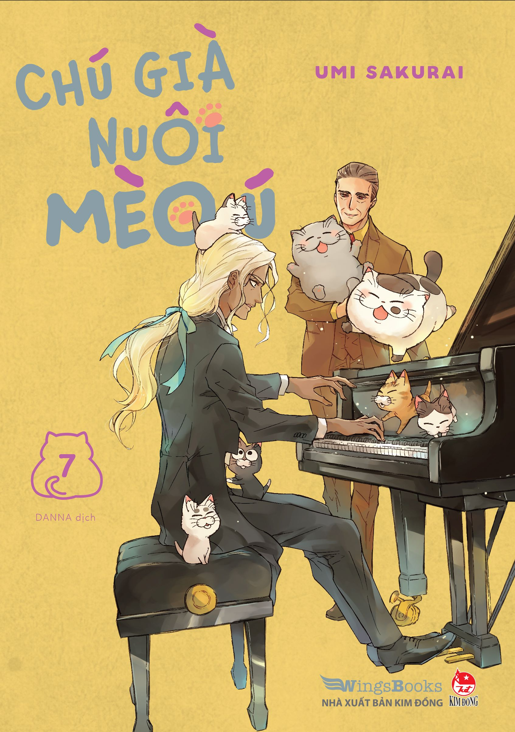 bộ chú già nuôi mèo ú - tập 7 - tặng kèm postcard (tái bản 2024)