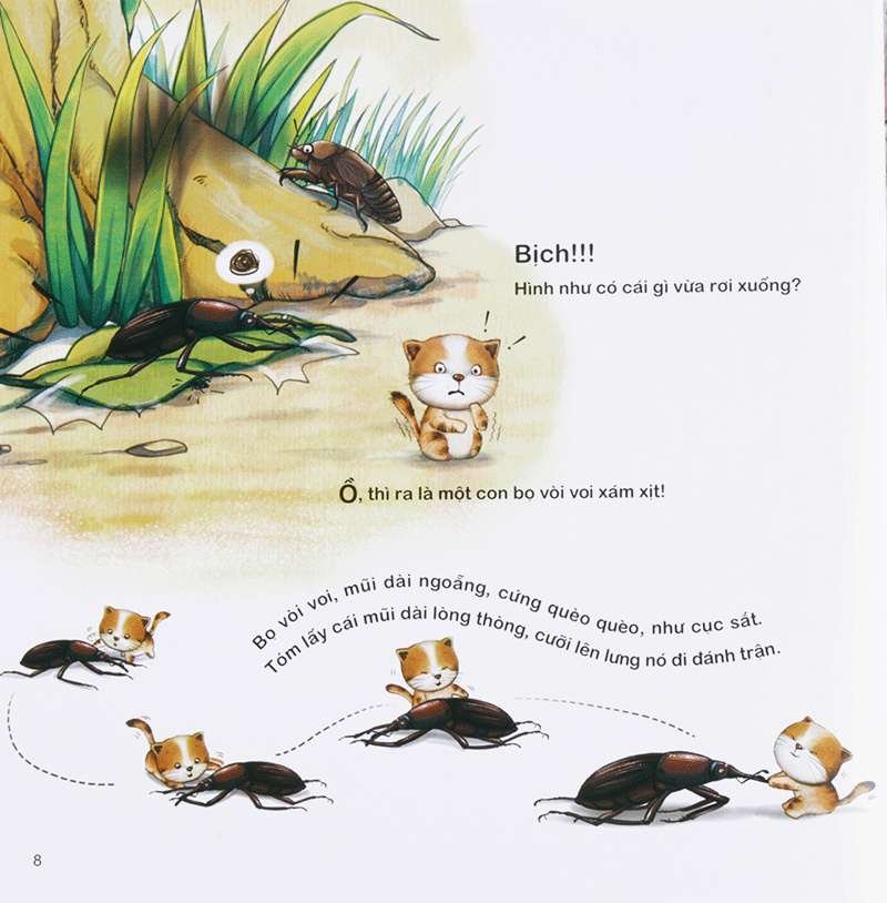 bộ chú mèo kẹo bi phiêu lưu trong xứ sở côn trùng (tập 3): trên cây