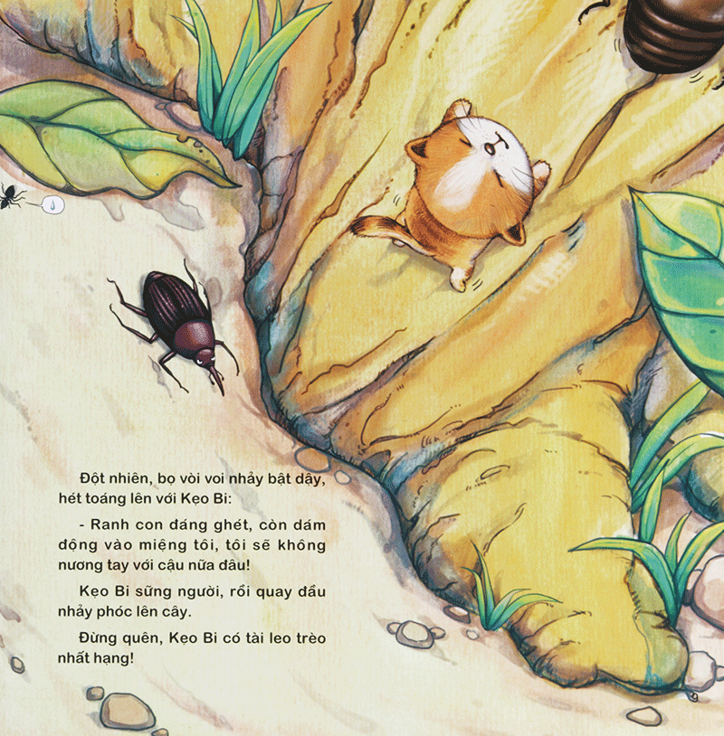bộ chú mèo kẹo bi phiêu lưu trong xứ sở côn trùng (tập 3): trên cây