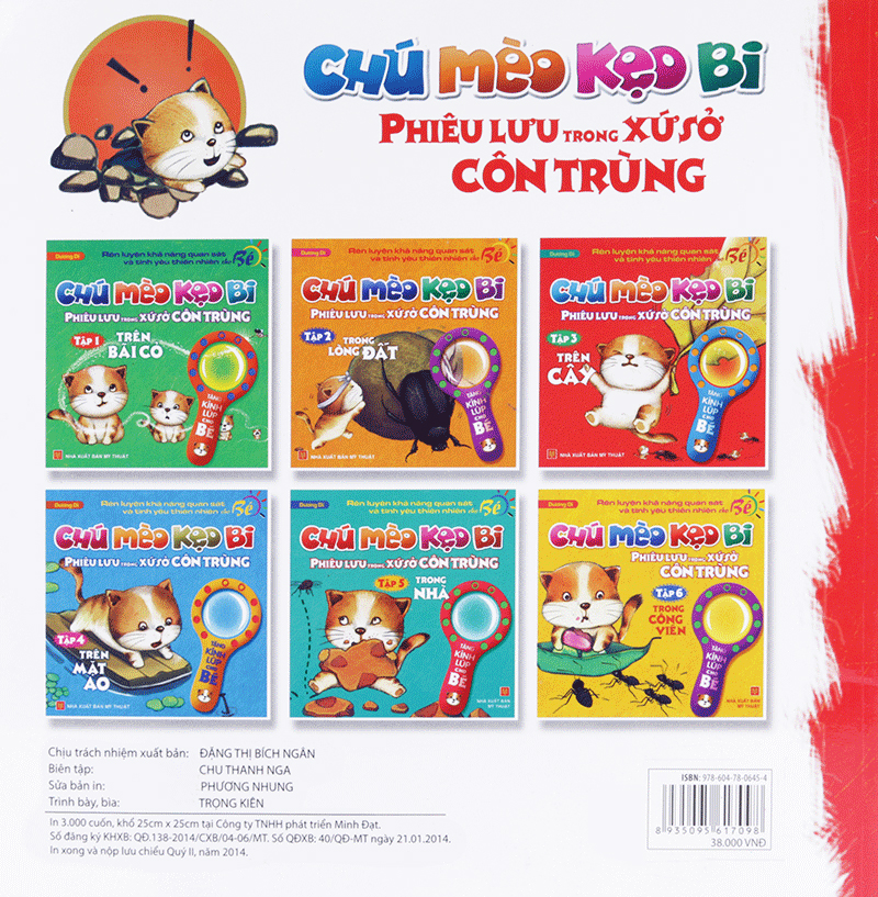 bộ chú mèo kẹo bi phiêu lưu trong xứ sở côn trùng (tập 3): trên cây