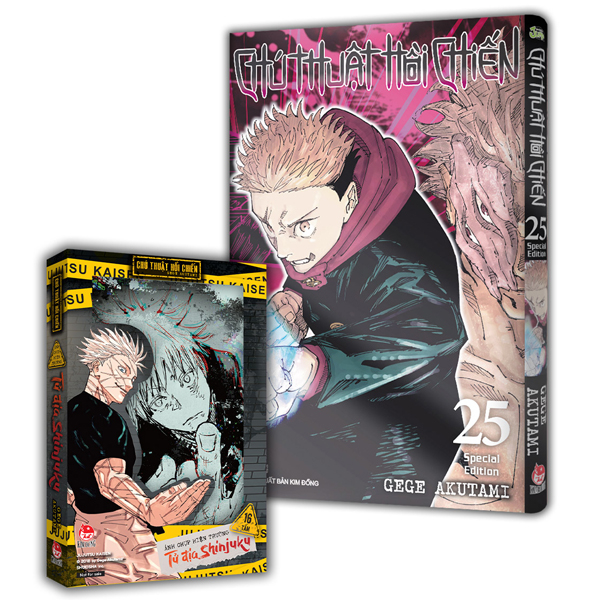 Bo
Chu Thuat Hoi Chien - Tap 25 - Ban Dac Biet - Tang Kem Bia PVC + Set Card + Hop Dung Card