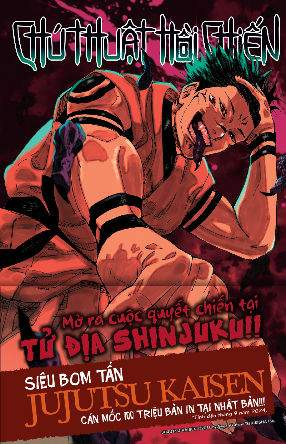 Bo
						
										
										Chu Thuat Hoi Chien - Tap 25 - Quyet Chien Tai Tu Dia Shinjuku - Tang Kem Obi + Card Nhua