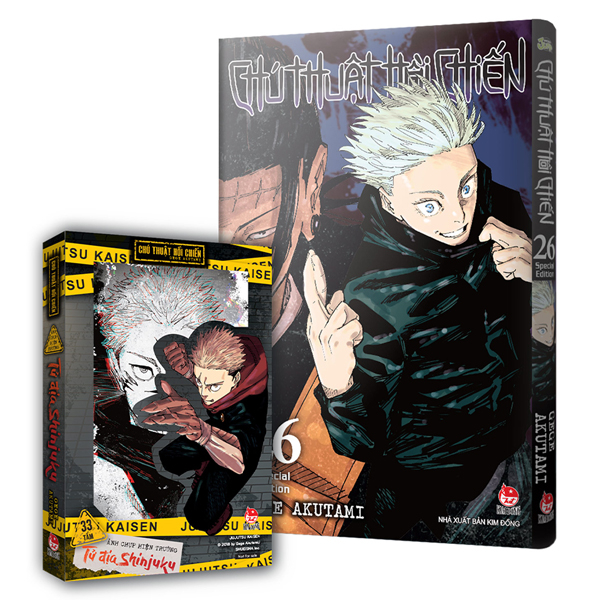 Bo
						
										
										Chu Thuat Hoi Chien - Tap 26 - Ve Phuong Nam - Ban Dac Biet - Tang Kem Bia Ao PVC + Set Anh Hien Truong 33 Tam + Hop Dung