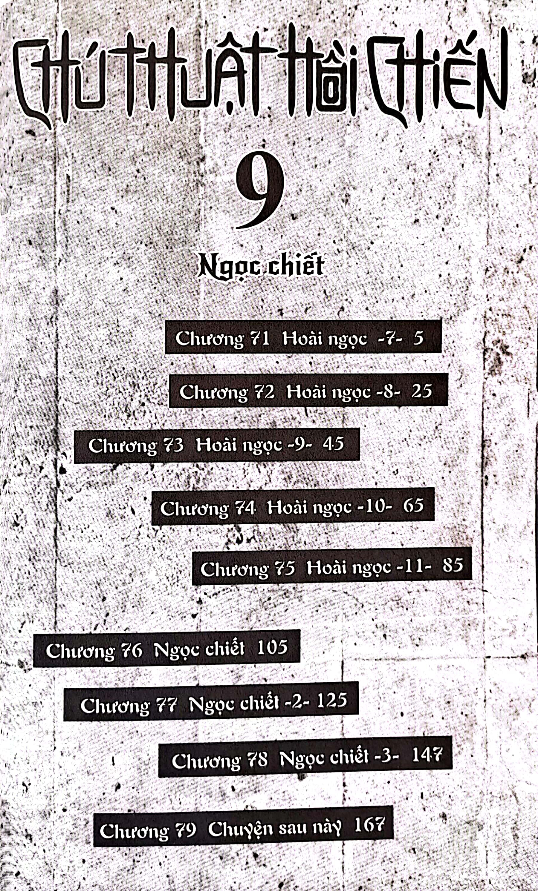 bộ chú thuật hồi chiến - tập 9