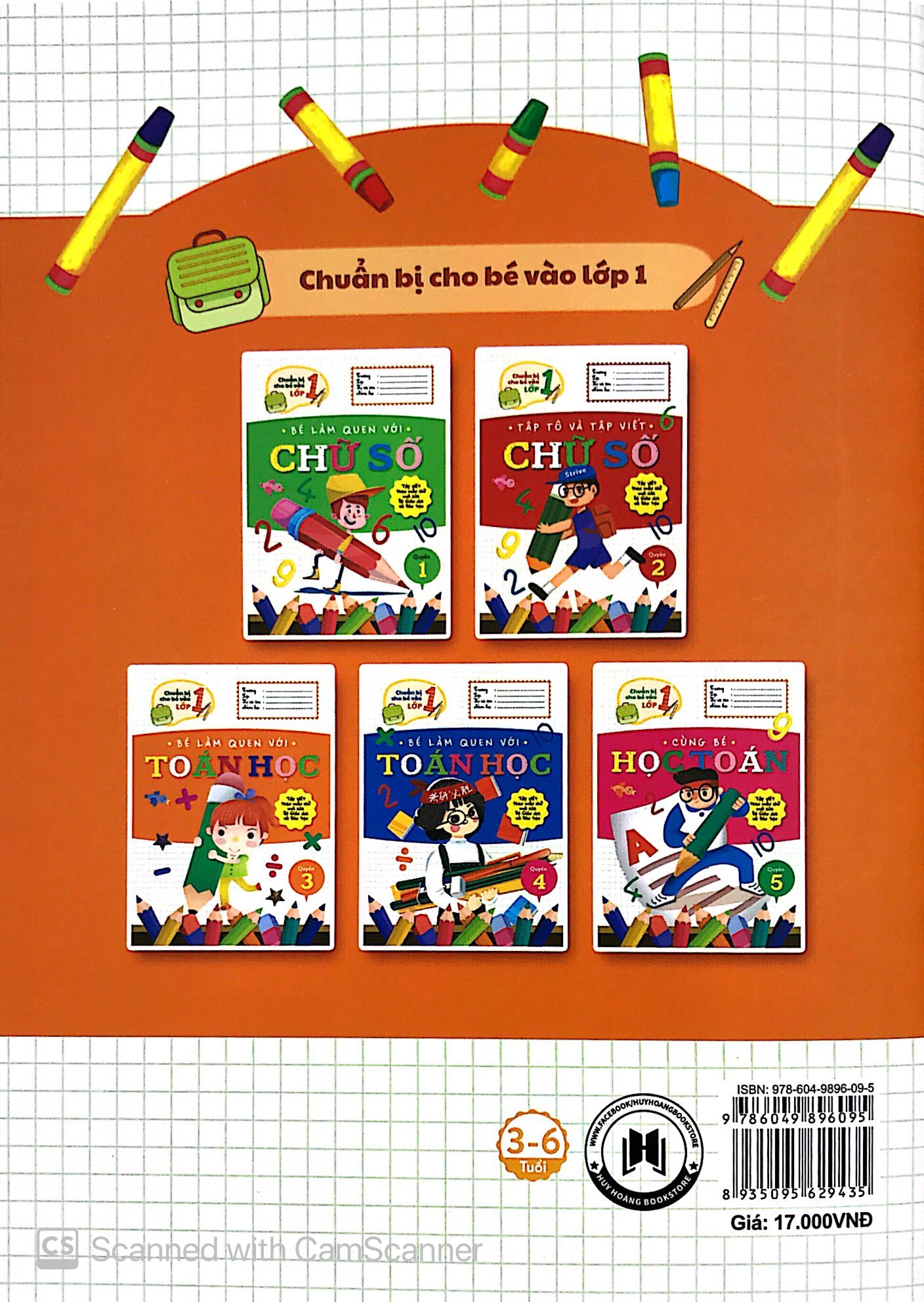 bộ chuẩn bị cho bé vào lớp 1 - bé làm quen với toán học (quyển 3) (tái bản 2020)
