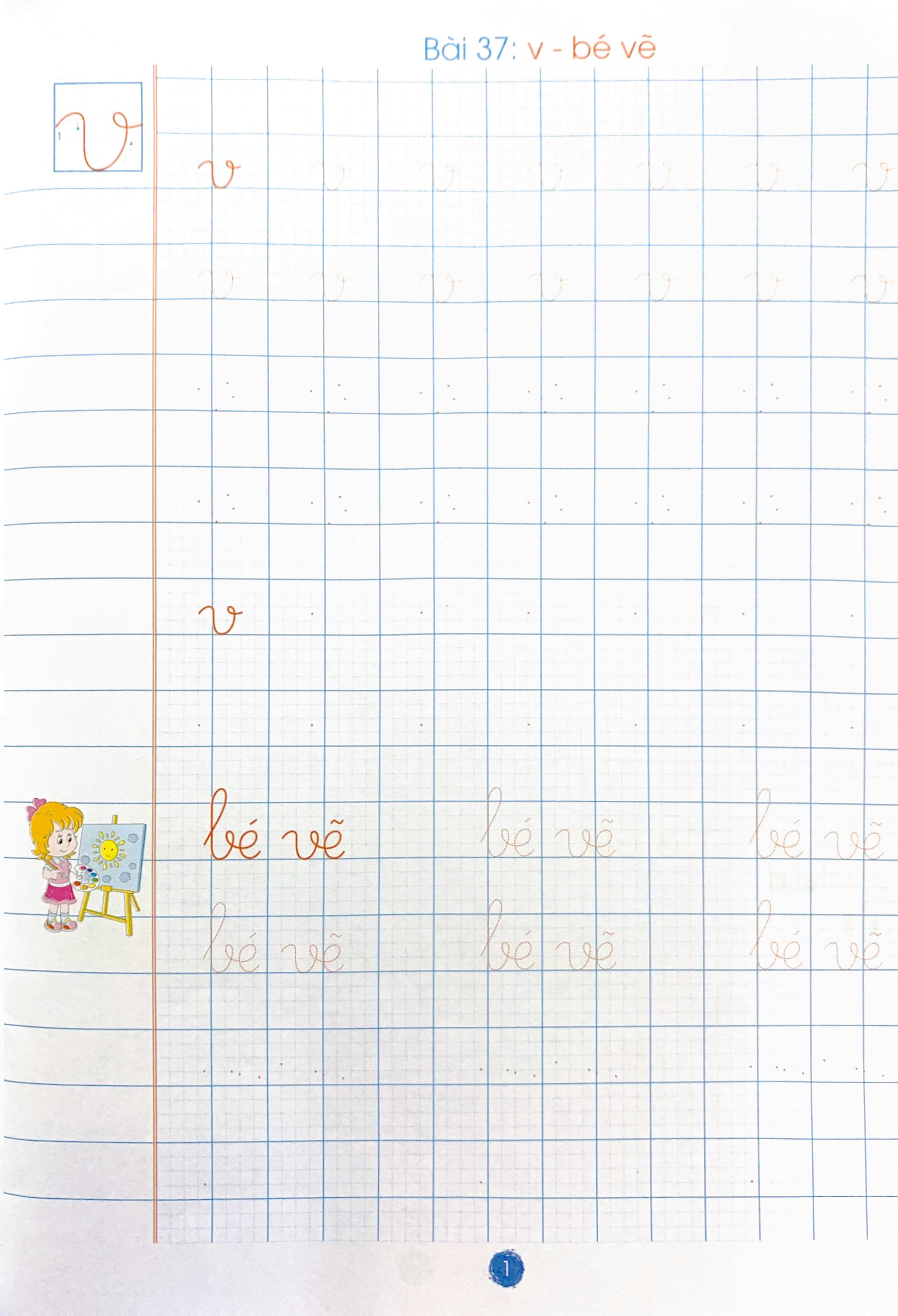 bộ chuẩn bị cho bé vào lớp 1 - luyện kỹ năng viết âm và vần 2