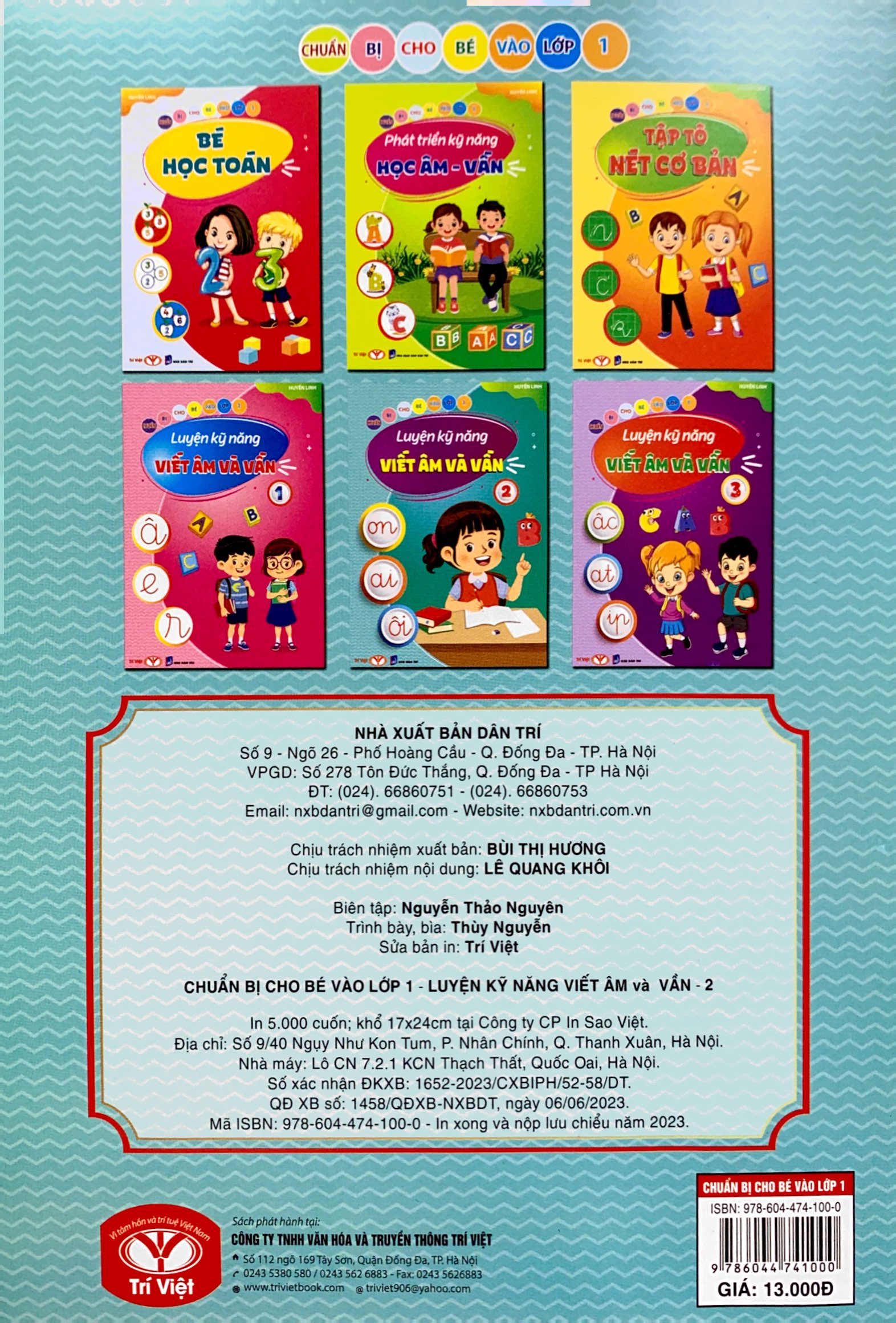 bộ chuẩn bị cho bé vào lớp 1 - luyện kỹ năng viết âm và vần 2