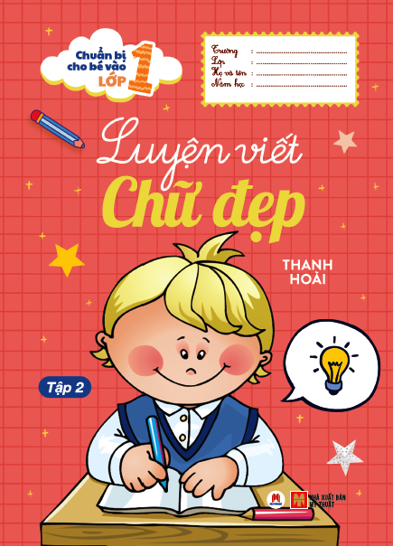 bộ chuẩn bị cho bé vào lớp 1 - luyện viết chữ đẹp (tập 2) (tái bản 2020)