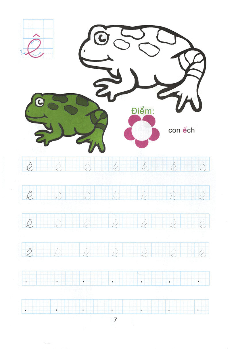 bộ chuẩn bị cho bé vào lớp 1: tô chữ cái và tô màu (quyển 1)