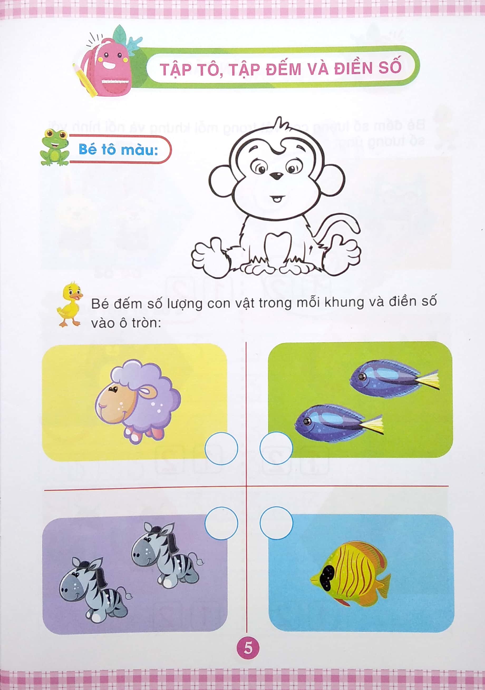 bộ chuẩn bị vào lớp 1 - bé làm quen với toán - tập 1