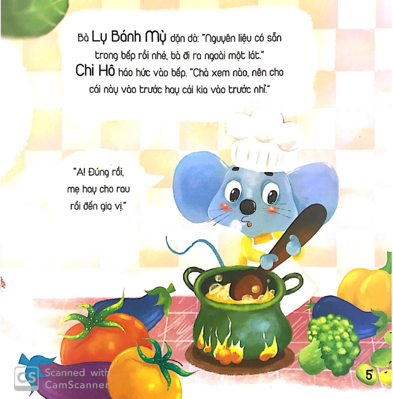 bộ chuột chi hô lên thành phố - tập 3: chi hô tập làm đầu bếp