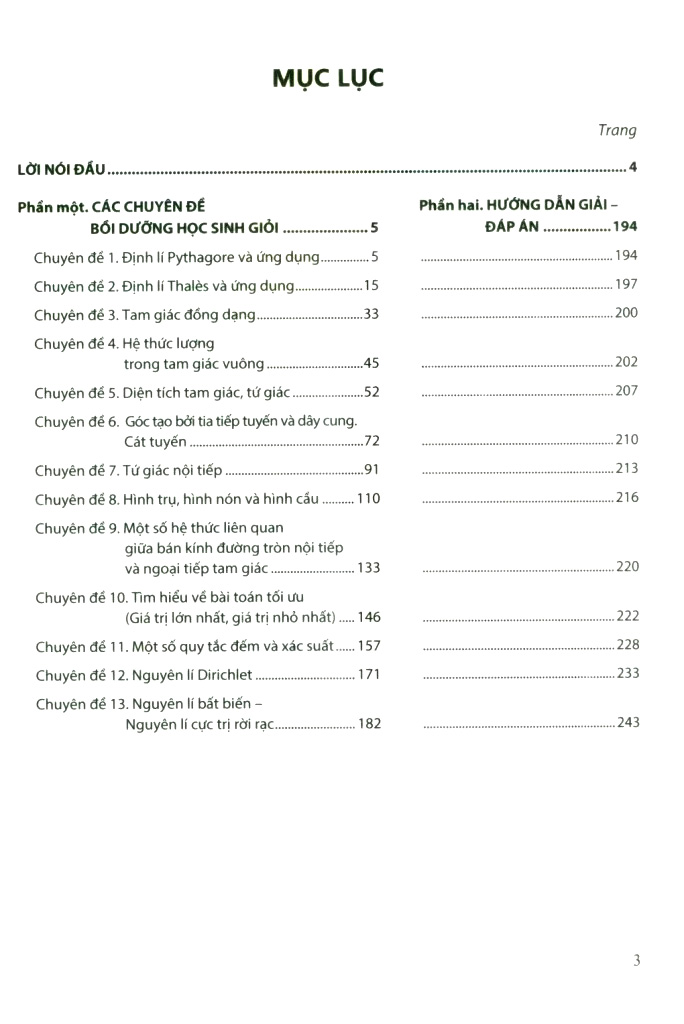 Bo
						
										
										Chuyen De Boi Duong Hoc Sinh Gioi Mon Toan Trung Hoc Co So - Quyen 2 -  Hinh Hoc-To Hop, Xac Suat