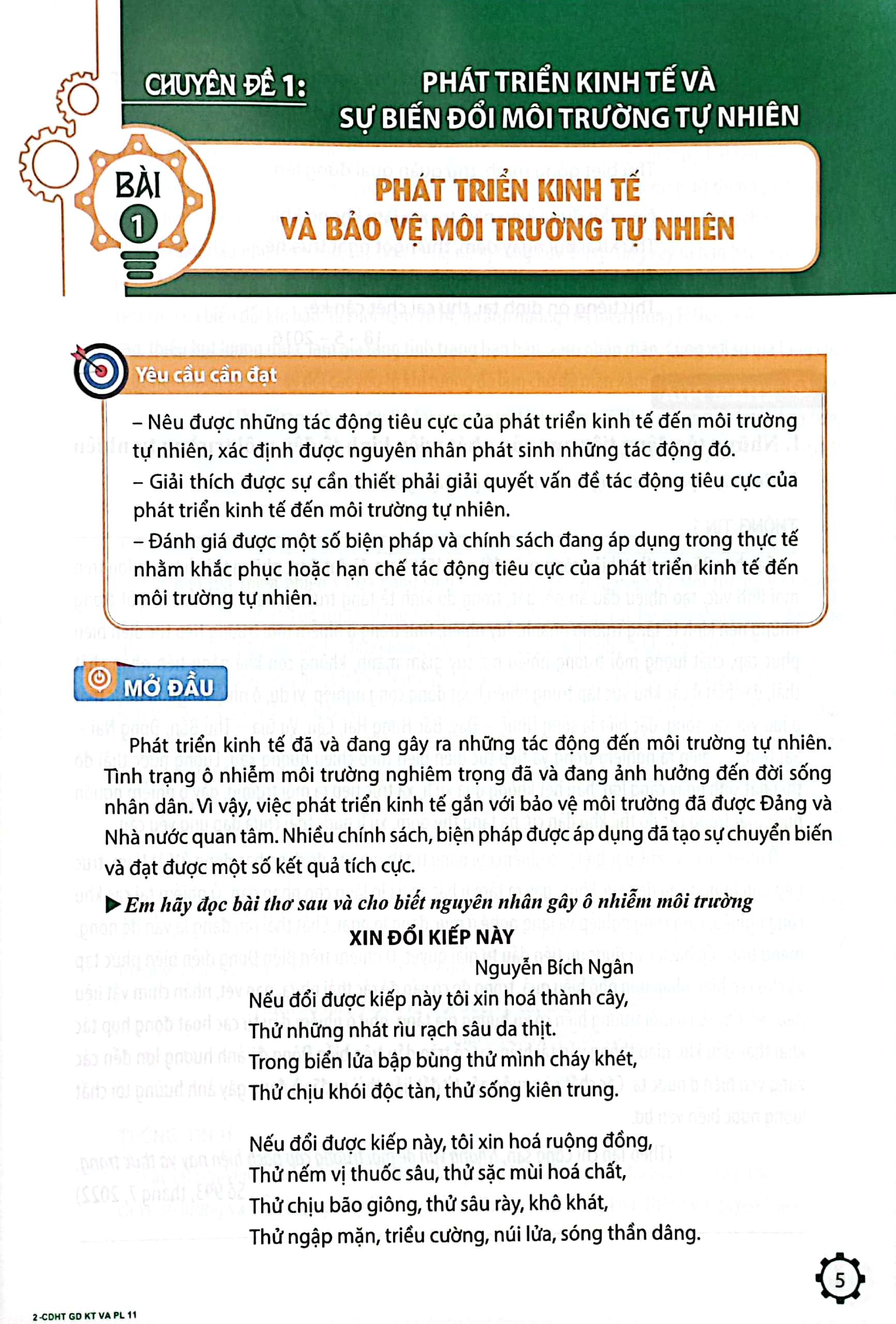 bộ chuyên đề học tập giáo dục kinh tế và pháp luật 11 (chân trời sáng tạo) (chuẩn)