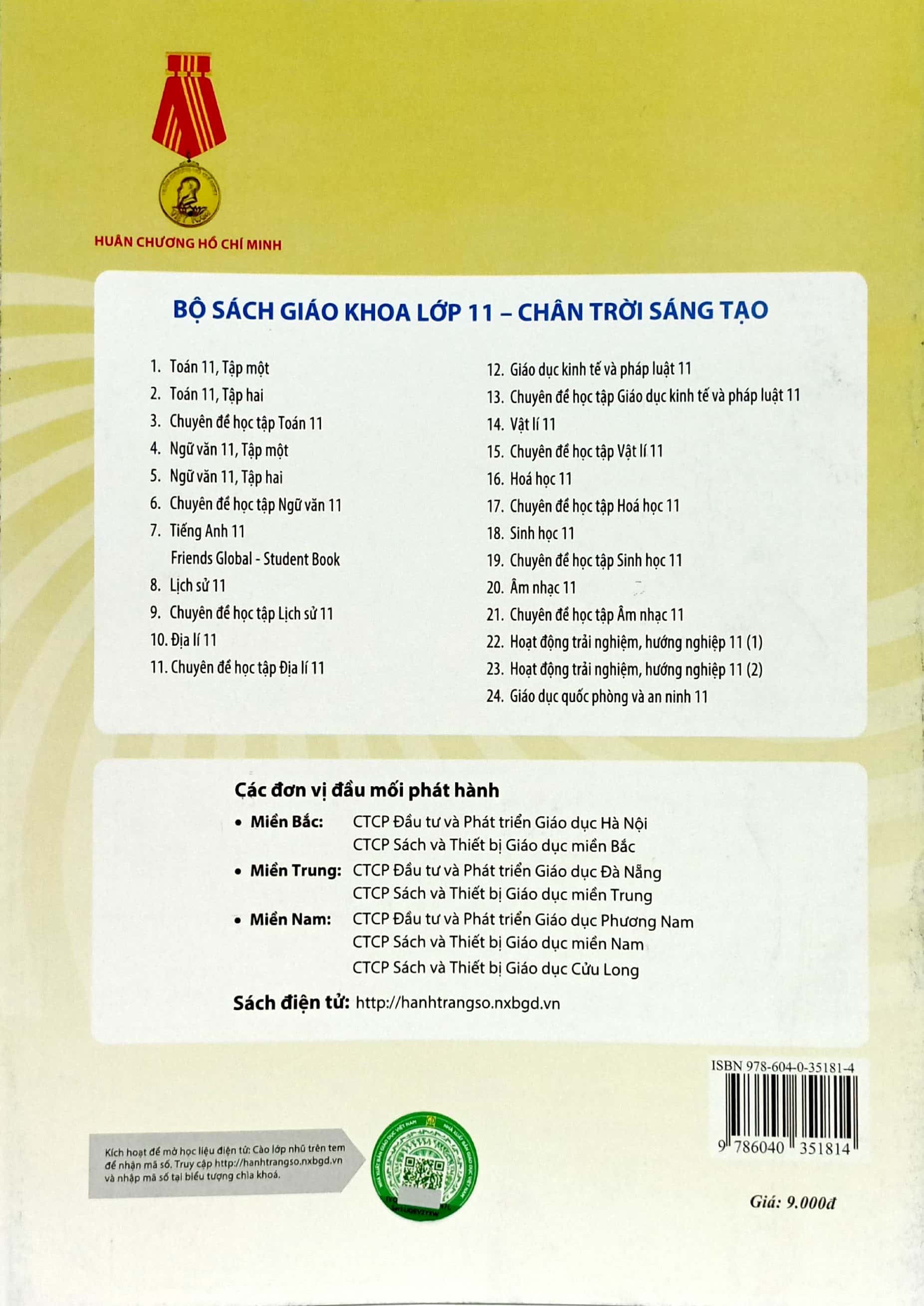 bộ chuyên đề học tập hoá học 11 (chân trời sáng tạo) (chuẩn)