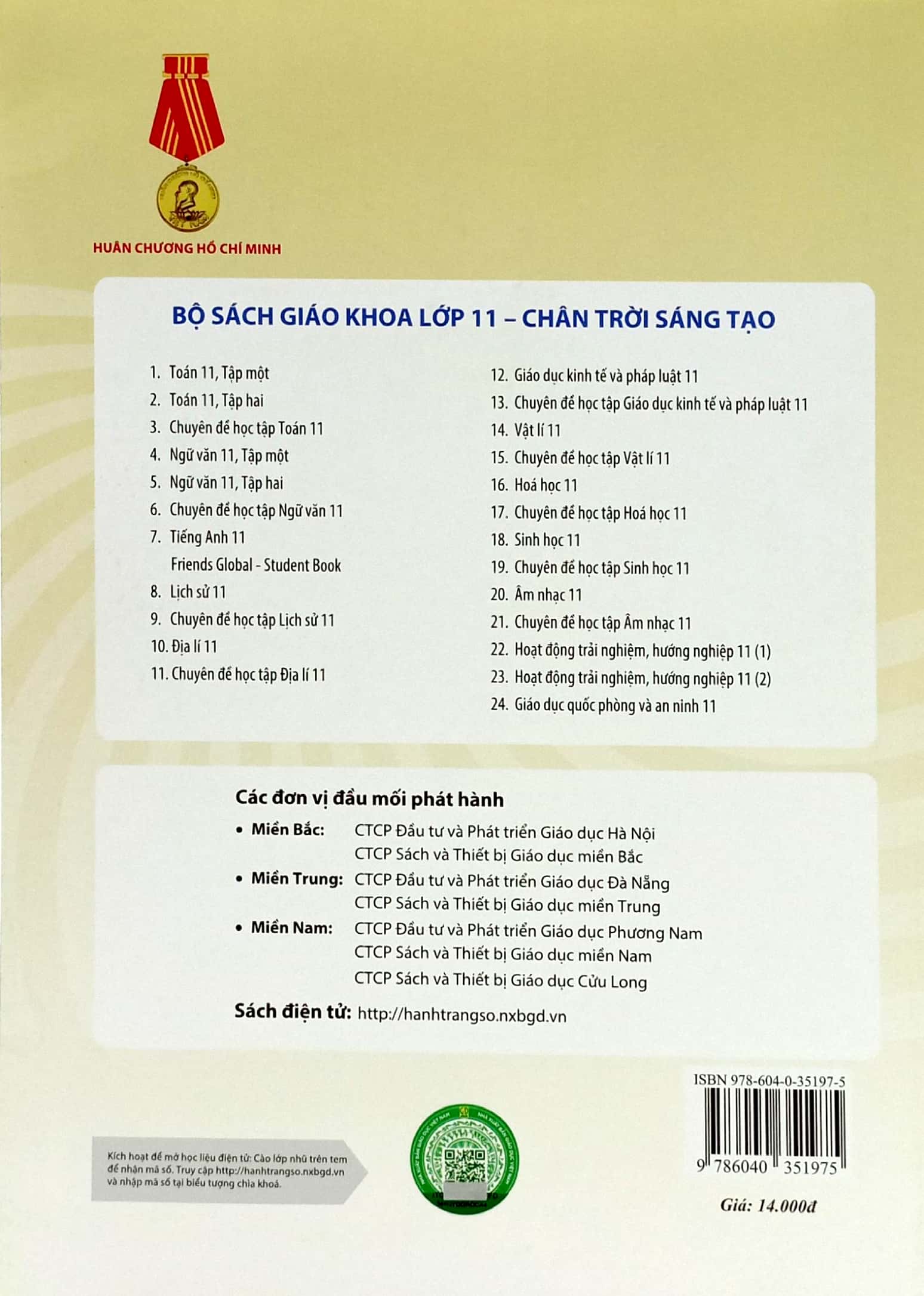 Bo
						
										
										Chuyen De Hoc Tap Toan 11 (Chan Troi Sang Tao) (Chuan)