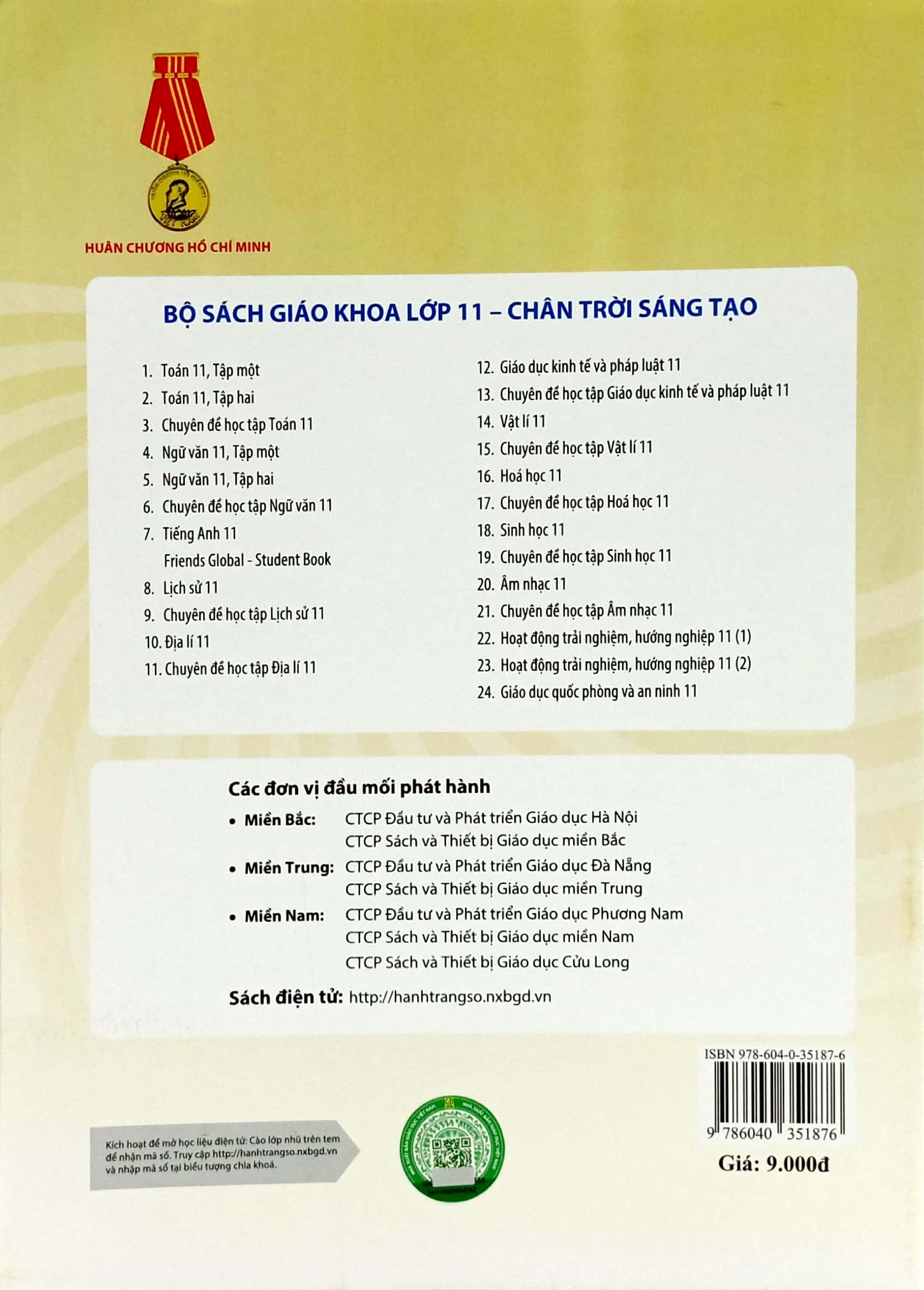 Bo
						
										
										Chuyen De Hoc Tap Vat Li 11 (Chan Troi Sang Tao) (Chuan)