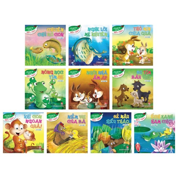 bộ chuyện kể cho bé hiếu thảo (bộ 10 cuốn) (tái bản 2022)