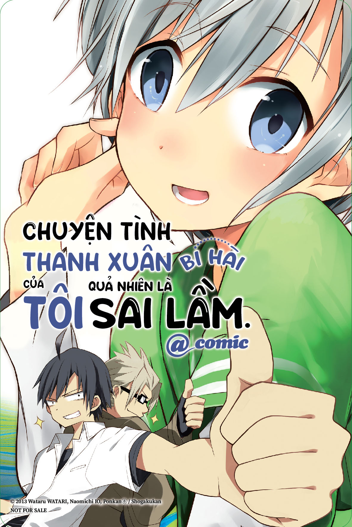 bộ chuyện tình thanh xuân bi hài của tôi quả nhiên là sai lầm @comic - tập 3 - bản đặc biệt - tặng kèm postcard + thẻ tích điểm