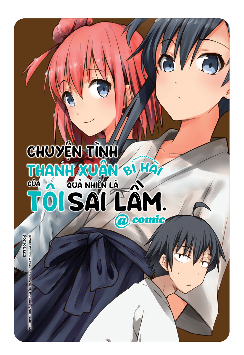 bộ chuyện tình thanh xuân bi hài của tôi quả nhiên là sai lầm @comic - tập 4 - bản đặc biệt - tặng kèm postcard + lót ly