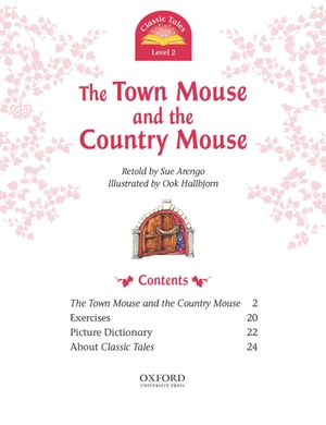 bộ classic tales 2 the town mouse and the country mouse n/ed