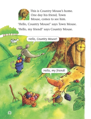 bộ classic tales 2 the town mouse and the country mouse n/ed