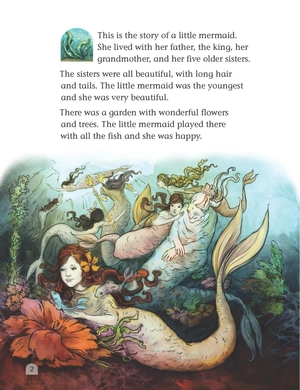 bộ classic tales 3 the little mermaid n/ed