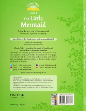 bộ classic tales 3 the little mermaid n/ed