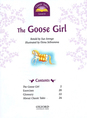 bộ classic tales 4 the goose girl n/ed