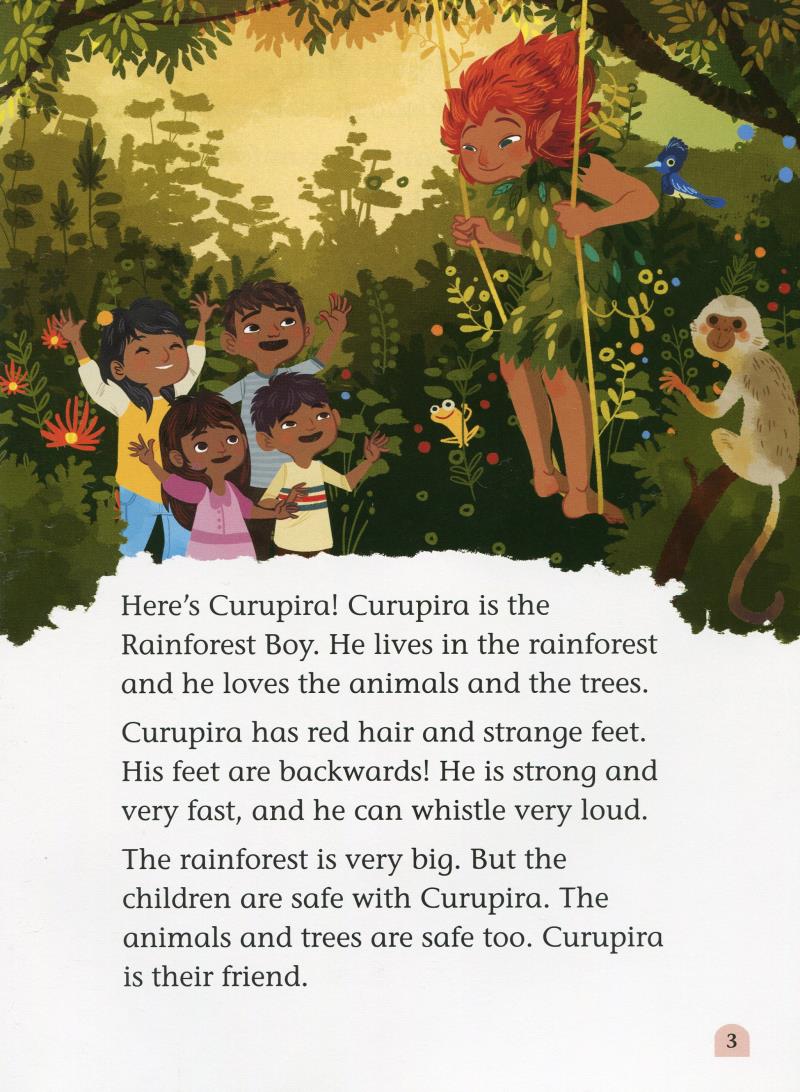 bộ classic tales: level 2: rainforest boy