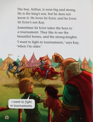 bộ classic tales, second edition 2: the king arthur and the sword