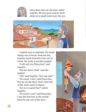 bộ classic tales, second edition 5: pinocchio