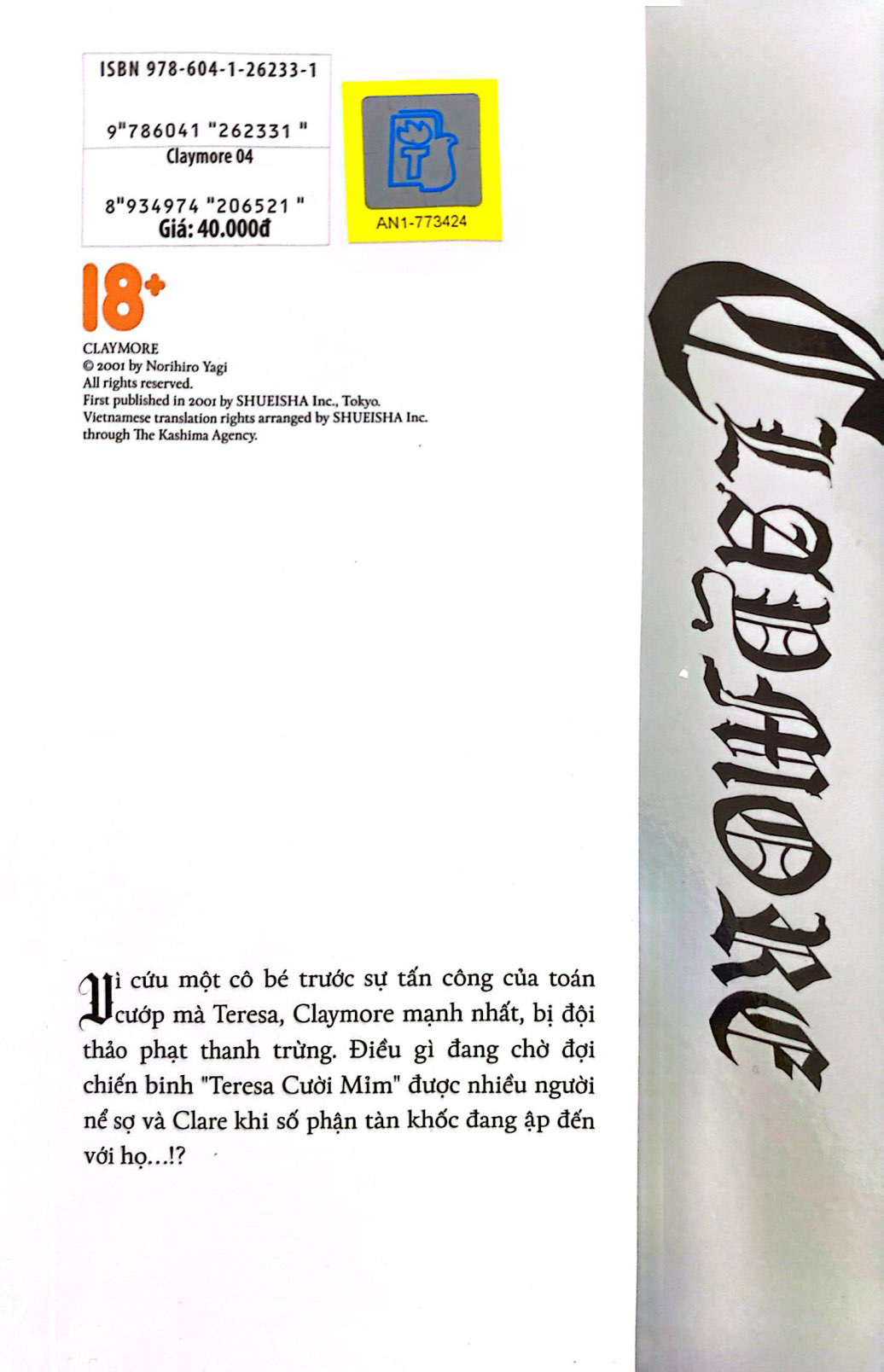 Bo
						
										
										Claymore - Tap 4 - Ket An Tu