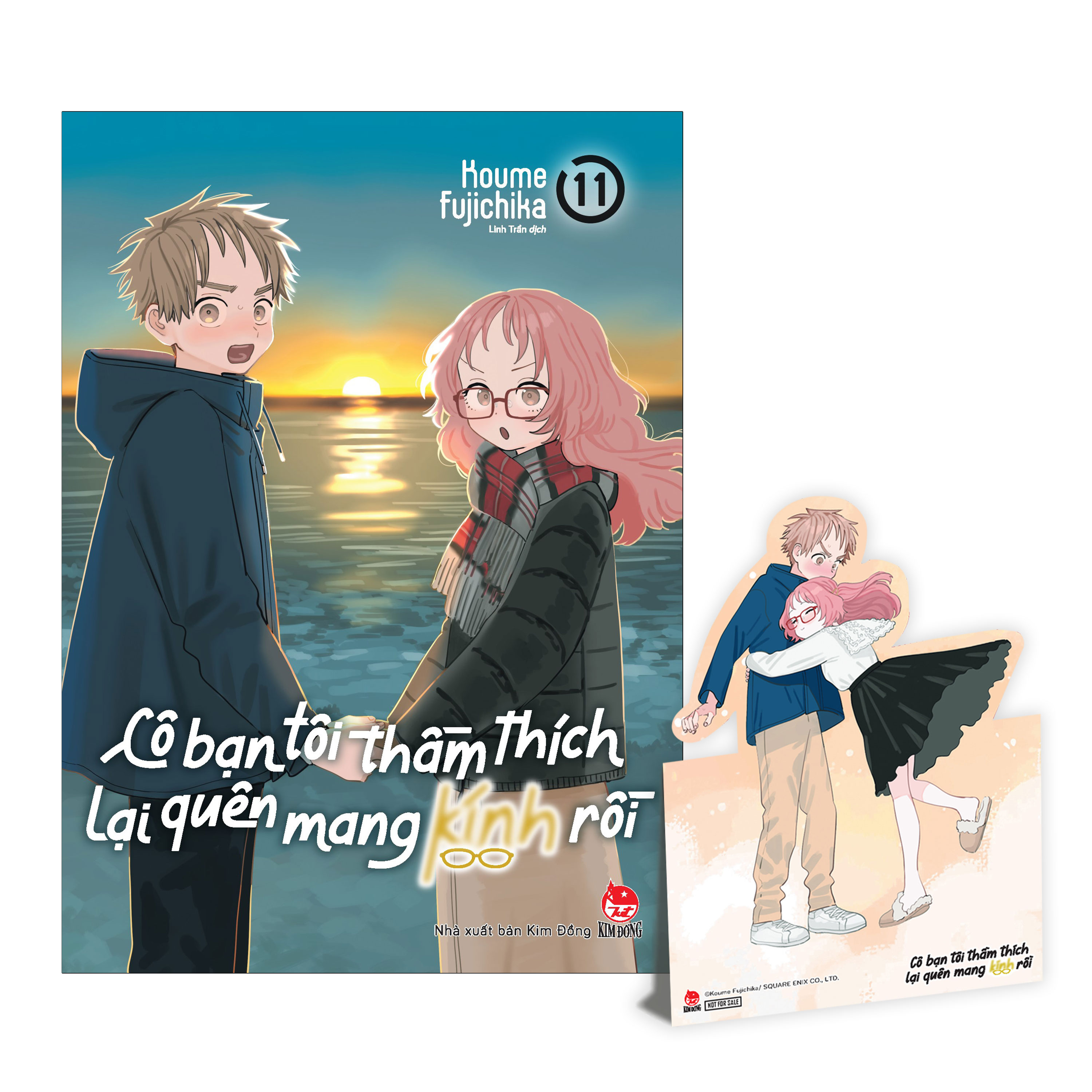 bộ cô bạn tôi thầm thích lại quên mang kính rồi - tập 11 - tặng kèm standee ivory